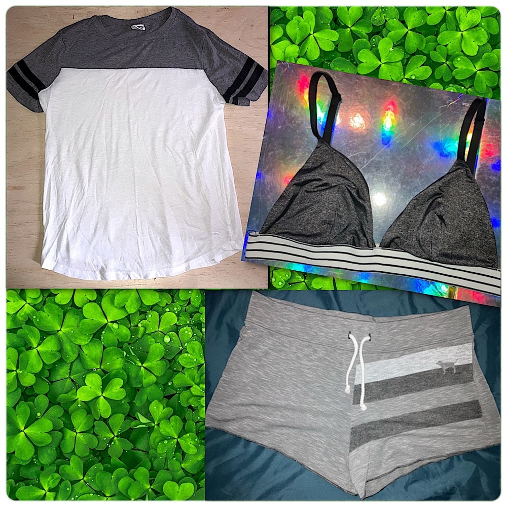 Victoria’s Secret Casual Comfy Loungewear Spring Summer Sporty Bundle Medium